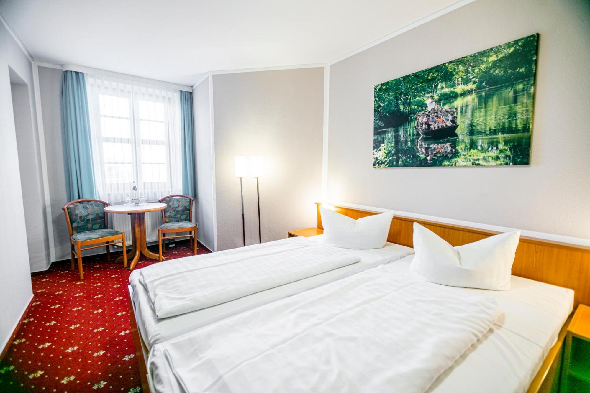 Hotel Zum Goldenen Loewen Peitz Kültér fotó